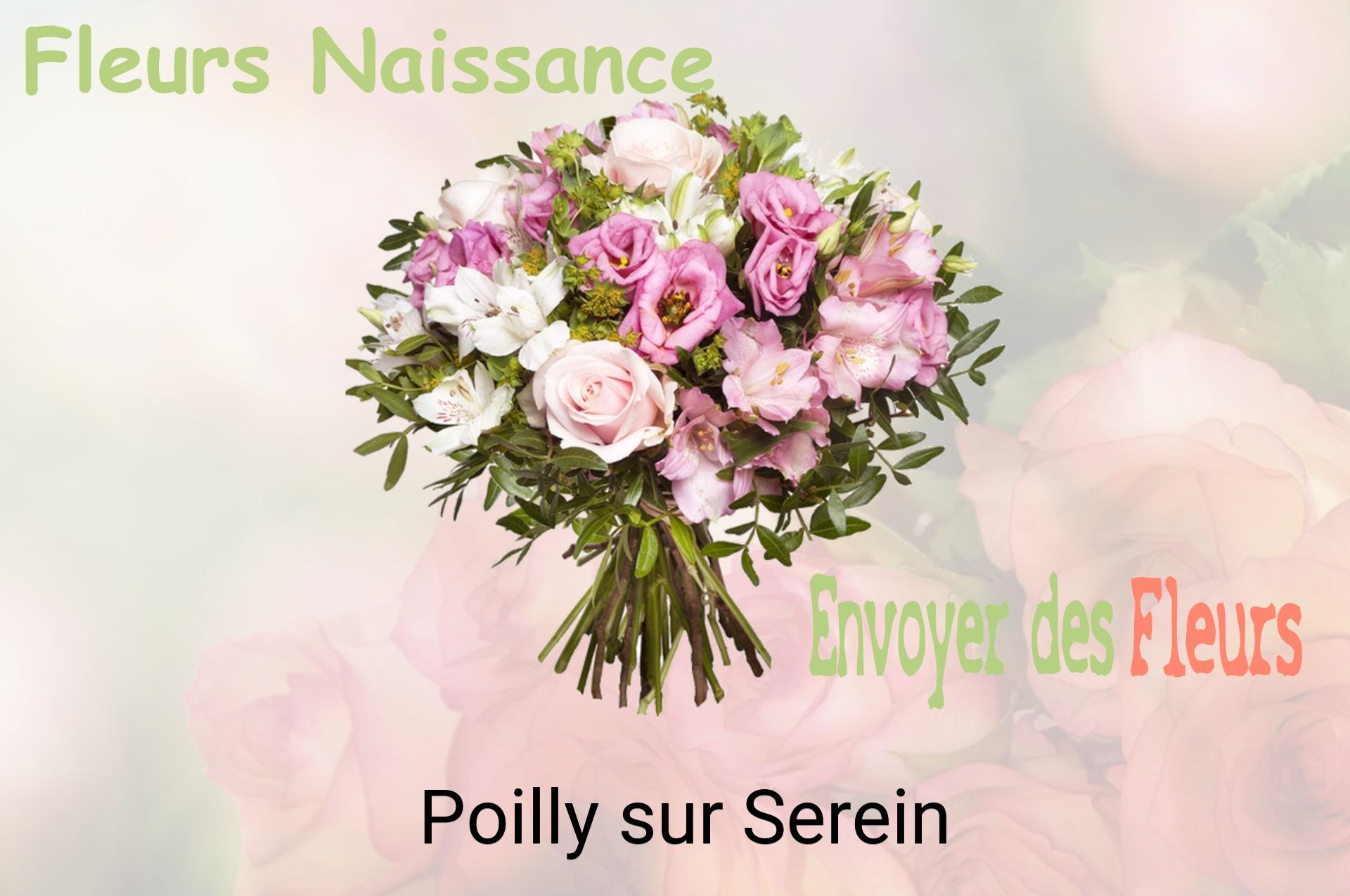 Bouquet de fleurs de naissance livré à Poilly-sur-Serein